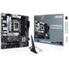 ASUS PRIME B660M-A WiFi D4 Scheda Madre mATX, Intel B660, LGA1700, DDR4, PCI 4.0, LAN Intel 1Gb, WiFi 6, Realtek 7.1 Surround, 2xM.2, 4xSATA 6GB/s, USB 3.2 Gen 2, Armoury Crate, Nero