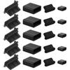 FdcLixuvol 40 tappi di protezione USB a 4 tipi, in silicone, protezione antipolvere USB-A, porta USB-C, anti-polvere per USB A femmina/maschio, tipo C