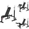 HMS-ds Panca fitness multifunzione HMS con preacher curl e leg extension