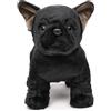 Uni-Toys - Eco-Line - Bulldog francese (nero) - Senza guinzaglio - 26 cm (lunghezza) - Cane di peluche - Peluche peluche