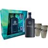 Valhalla, Liquore alle Erbe, 500 ml, Confezione Regalo con 4 Bicchierini in Metallo, Liquore Finlandese a Base di Vodka, Note Amare e Agrumate, Sapore Dolce e Forte, Botaniche Selezionate, 35% Vol.