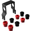 Peruzzo Adattatore downhill per bici con perni passanti da 12 mm, 15 mm e 20 mm