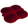 Kangmeile Stampo in silicone a mezza sfera, 4 cavità grandi a mezza sfera, stampo in silicone per torte, muffin, cioccolato, palline di cioccolato, stampo in silicone per fare torte, gelatine, mousse a cupola