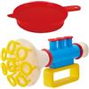 Generisch Giocattolo a tromba per bolle di sapone - 22 cm grande macchina per bolle di sapone ad alta , soffiatore continuo, dispositivo leggero accessorio per feste, giocattolo interattivo per bambini
