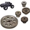 ZAWELIYO Ingranaggio Cilindrico Principale Differenziale in Metallo 64T 17T 21T 26T 29T con Trattamento Antiruggine per HSP Brontosaurus 1/10 Truck 94111