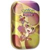 Pokémon Mini Tin Scarlet & Violet 151 - Meowth & Hitmonchan - 2 Buste Booster, Moneta, Carta d'Arte
