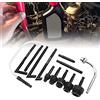 EIMSOAH Kit Adattatore per Riempimento Fluido di Trasmissione, Adattatore per Riempimento Cambio ATF 13 Pezzi, Set di Strumenti per Connettori di Ricarica Olio Cambio Automatico in