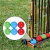 6 pezzi di bocce in legno per giochi estivi all'aperto per competizioni