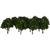 20 Pezzi Modello Treno Giallo Alberi Da Frutta Giardino Strada Layout Scala