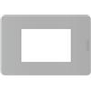BTicino Placca BTicino MatixGO 3 Moduli Grigio SKU JA4803JG - Design Elegante e FunzionalitÃ Eccellente