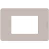 BTicino Placca BTicino MatixGO Tones 3 Moduli Sand JA4803TS - Design Elegante e Resistente in Tecnopolimero