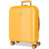 El Potro Vera Valigia da Cabina Giallo 40 x 55 x 20 cm Rigida ABS Chiusura TSA 37 L 2,82 kg 4 ruote doppie bagaglio a mano, giallo, Valigia cabina