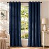 Ystyle Tende Oscuranti 100% Velluto Per Interni 2 Pezzi, 140x300cm, Tenda Termica Isolante Freddo E Caldo, Antifreddo Tende Natalizie Soggiorno Moderne Camera Da Letto Con Anelli, Borgogna