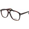 Saint Laurent SL 596 Dune OPT 003 | Occhiali da Vista Graduati | Prova Online | Plastica | Pilot | Marrone, Havana | Adrialenti