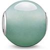 Thomas Sabo Perlina da Donna in Argento Sterling 925 e Avventurina