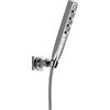 Delta Faucet Tetra H2Okinetic - Doccia a mano con tubo, soffione doccia a mano cromato, doccetta a mano, soffione rimovibile, Lumicoat cromato 55140-PR