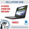 Dell Latitude 3400 i5-8265U Ram 8Gb DDR4 SSD 240Gb Win11Pro 14" Notebook GRADO B