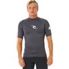 Rip Curl Waves Upf Perf S/S Charcoal Grey, S