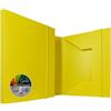 Plastibor Cartelline 3 lembi con elastico in plastica gialle Plastibor Garda - 26x35 cm