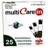 Test Colesterolemia Multicare In Colesterolo In Strisce Con Aspirazione Capillare 5 Pezzi
