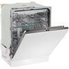 Hisense HV16D5 - Lavastoviglie di integrazione, classe D, capacità 16 servizi, altezza 81,6 cm x larghezza 59,8 cm, asciugatura automatica, terzo vassoio, 15' lavaggio rapido