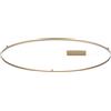 Ideal Lux ORACLE SLIM LAMPADARIO DA SOFFITTO LED SMD 83 W On-Off 9300 lm 3000 K D.150CM OTTONE
