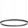 Ideal Lux ORACLE SLIM ROUND SOSPENSIONE LED SMD 29 W DIMMERABILE DALI 3350 lm 4000 K D.50CM NERO