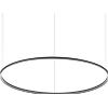 Ideal Lux ORACLE SLIM ROUND SOSPENSIONE LED SMD 77W 8150 lm 4000 K D.150CM DIMMERABILE DALI-PUSH NERO