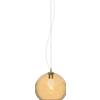 Ideal Lux NEMO SOSPENSIONE 1 LUCE ATTACCO E27 20CM IN VETRO SOFFIATO AMBRA