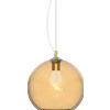 Ideal Lux NEMO SOSPENSIONE 1 LUCE ATTACCO E27 40CM IN VETRO SOFFIATO AMBRA