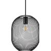 Ideal Lux NET SOSPENSIONE IN RETE METALLICA 1 LUCE ATTACCO E27 24,5CM NERA