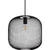 Ideal Lux NET SOSPENSIONE IN RETE METALLICA 1 LUCE ATTACCO E27 34CM NERA