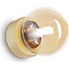 Ideal Lux PERLAGE APPLIQUE A PARETE 1 LUCE ATTACCO G9 LAMPADINA INCLUSA AMBRA
