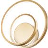 Ideal Lux OZ APPLIQUE A PARETE LED SMD 26 W On-Off 2650 lm 4000 K OTTONE