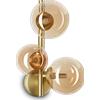 Ideal Lux PERLAGE APPLIQUE A PARETE 3 LUCI ATTACCO G9 LAMPADINA INCLUSA AMBRA