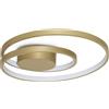 Ideal Lux OZ LAMPADARIO A SOFFITTO LED SMD 38 W On-Off 4350 lm 3000 K D.40CM OTTONE