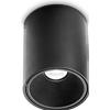 Ideal Lux NITRO ROUND LED COB BRIDGELUX 10 W 28° 950 lm 2700 K ALIMENTATORE INCLUSO NERO D.8CM