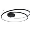 Ideal Lux OZ LAMPADARIO A SOFFITTO LED SMD 52 W On-Off 6100 lm 3000 K D.80CM NERO