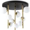 Ideal Lux PERLAGE LAMPADARIO DA SOFFITTO 9 LUCI ATTACCO G9 BIANCO LAMPADINE INCLUSE