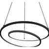 Ideal Lux OZ LAMPADARIO A SOSPENSIONE LED SMD 47 W On-Off 5500 lm 4000 K D.60CM NERO