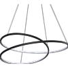 Ideal Lux OZ LAMPADARIO A SOSPENSIONE LED SMD 75 W On-Off 8700 lm 3000 K D.100CM NERO