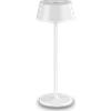 Ideal Lux PURE LAMPADA DA TAVOLO RICARICABILE DIMMERABILE IP54 LED 3000K 1,5W 220 lm BIANCO