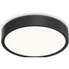 Ideal Lux RAY plafoniera LED SMD Alimentatore TRIDONIC ONOFF incluso 26 W 77° 4550 - 4750 lm 3000 -4000 K nero
