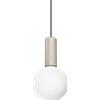 Ideal Lux ODEON SOSPENSIONE LED 3000K 8W 1250 lm 1 LUCE BIANCO IN METALLO E VETRO SOFFIATO 15CM