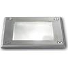 Ideal Lux PARK SQUARE SEGNAPASSO SPOT DA INCASSO 1 LUCE ATTACCO GU10 ACCIAIO IP67 L.10,5CM