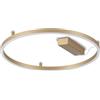 Ideal Lux ORACLE SLIM LAMPADARIO DA SOFFITTO LED SMD 29 W On-Off 3250 lm 3000 K OTTONE D.50CM
