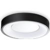 Ideal Lux PLANET PLAFONIERA LED 3000K 15W 1350 lm SATINATA NERA D.30CM