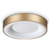 Ideal Lux PLANET PLAFONIERA LED 3000K 15W 1350 lm SATINATA OTTONE D.30CM
