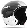 Vola - Casco FIS Brush per Adulti, Unisex, Grigio/Bianco, XXL (50)