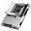 NZXT N9 X870E Scheda madre da gioco - AMD X870E AM5 ATX per Ryzen 9000/8000/7000-20+2+1, DDR5, 4x M.2, PCIe 5.0, 5GbE, USB 4 - Lacci a sgancio rapido M.2, Copertura in metallo completo, PCB bianco